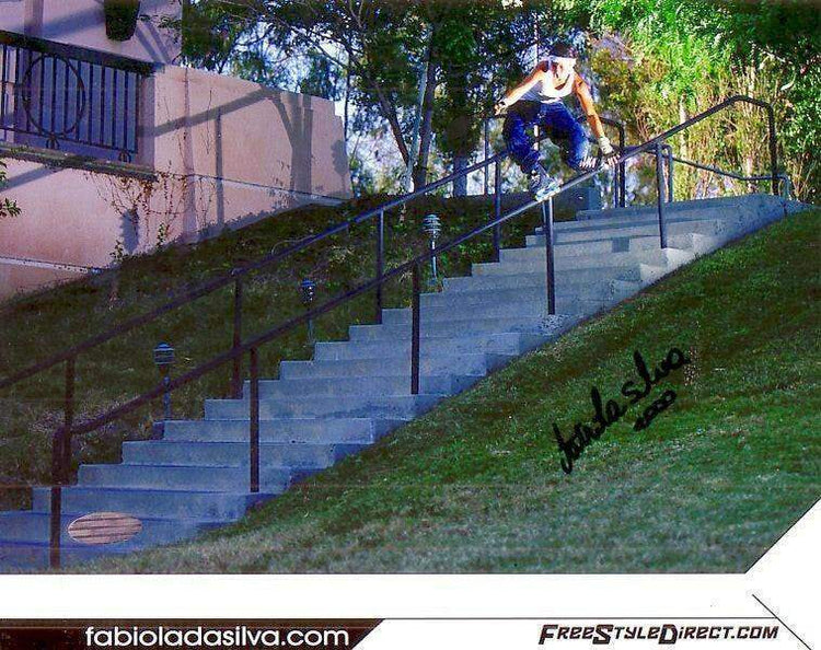 Fabiola da Silva signed vert skating 8x10 photo (Steiner Sports) - AutographsForSale.com