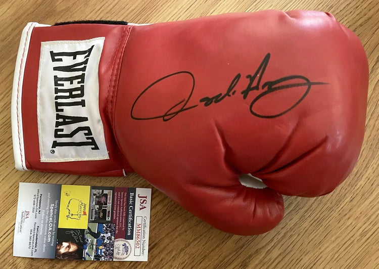 Oscar De La Hoya signed Everlast leather boxing glove JSA - AutographsForSale.com
