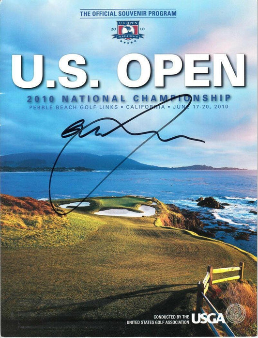 Graeme McDowell autographed 2010 US Open golf program - AutographsForSale.com