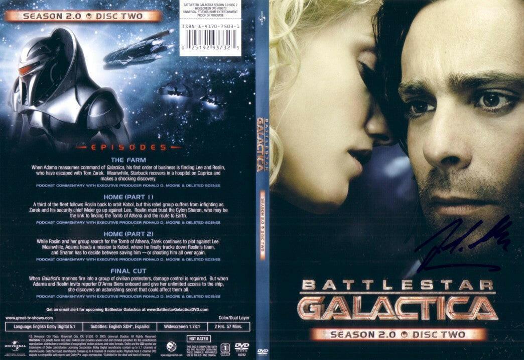 James Callis autographed Battlestar Galactica DVD cover - AutographsForSale.com