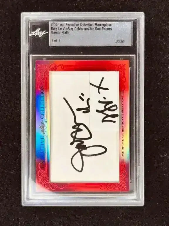 Rascal Flatts Signature Rascal Flatts 2015 Leaf Cut Signature certified signed card