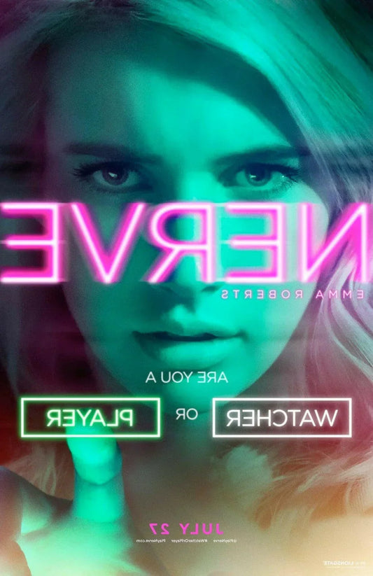 Nerve 2016 mini 13x20 movie poster (Emma Roberts) - AutographsForSale.com
