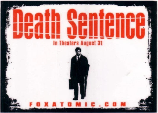 Death Sentence movie 2007 Comic-Con 5x7 promo sticker - AutographsForSale.com