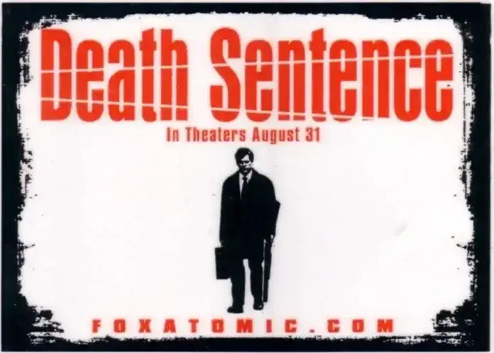 Death Sentence movie 2007 Comic-Con 5x7 promo sticker - AutographsForSale.com