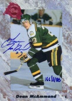 Dean McAmmond certified autograph 1991 Classic card - AutographsForSale.com