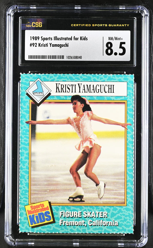 Kristi Yamaguchi 1989 SI for Kids ice skating RC CSG 8.5 - AutographsForSale.com