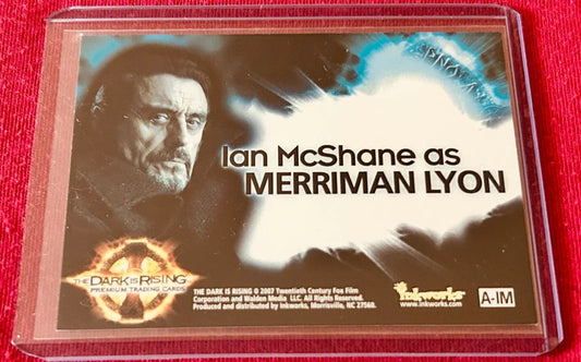 Ian McShane certified autograph Dark Is Rising movie 2007 Inkworks card - AutographsForSale.com