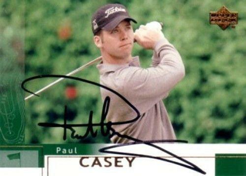 Paul Casey autographed 2002 Upper Deck golf Rookie Card - AutographsForSale.com