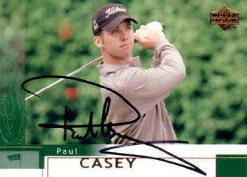 Paul Casey autographed 2002 Upper Deck golf Rookie Card - AutographsForSale.com