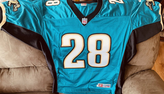 Fred Taylor Jacksonville Jaguars 1998 ROOKIE Nike game model size 52 jersey NEW - AutographsForSale.com