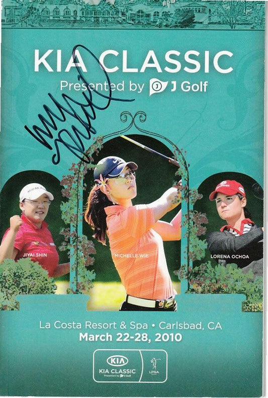 Morgan Pressel autographed 2010 LPGA Kia Classic program - AutographsForSale.com