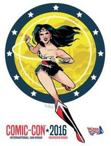 2016 SDCC Souvenir book program Wonder Woman cover - AutographsForSale.com