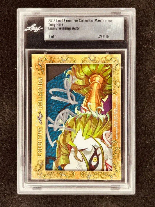 Tony Hale 2018 Leaf Masterpiece Cut Signature certified signed card 1/1 JSA Veep - AutographsForSale.com