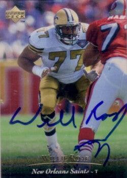 Willie Roaf autographed New Orleans Saints 1995 Upper Deck card - AutographsForSale.com
