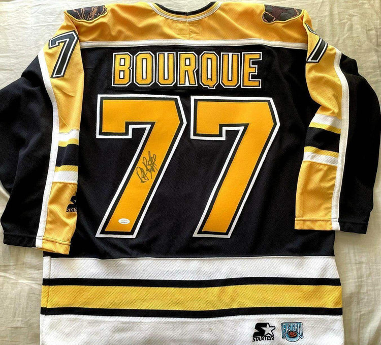 Ray Bourque signed Boston Bruins 1996-97 1997-98 Starter jersey JSA - AutographsForSale.com
