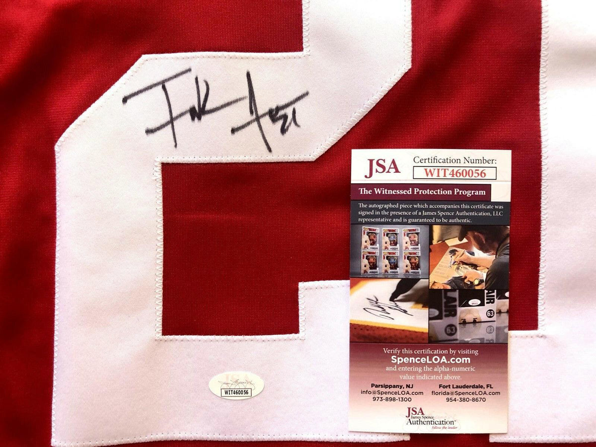 Frank Gore autographed SF 49ers Nike red jersey JSA - AutographsForSale.com