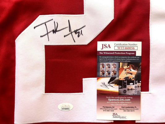 Frank Gore autographed SF 49ers Nike red jersey JSA - AutographsForSale.com