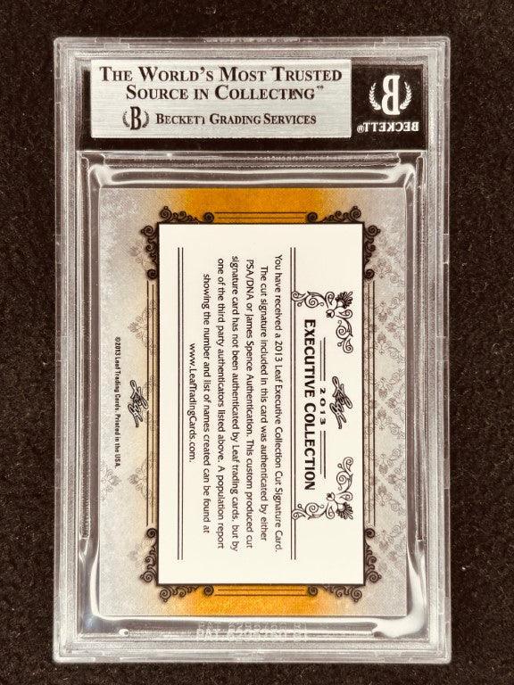 Kristi Yamaguchi 2013 Leaf Masterpiece Cut Signature certified signed card 1/1 JSA - AutographsForSale.com