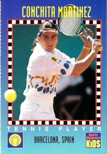 Conchita Martinez 1994 SI for Kids Tennis Rookie Card - AutographsForSale.com