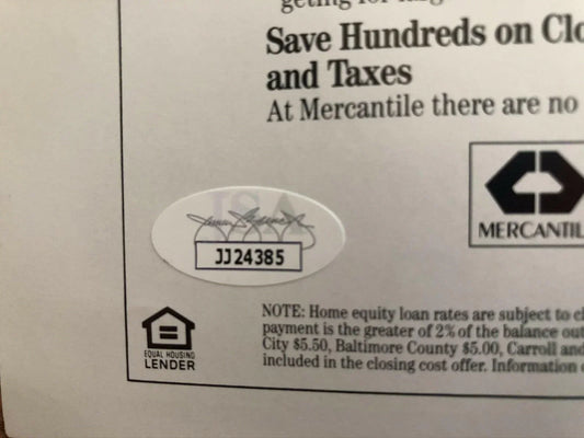 Cal Ripken Brooks Robinson Johnny Unitas Cecil Fielder signed Orioles Memorial Stadium 1991 Last program JSA - AutographsForSale.com