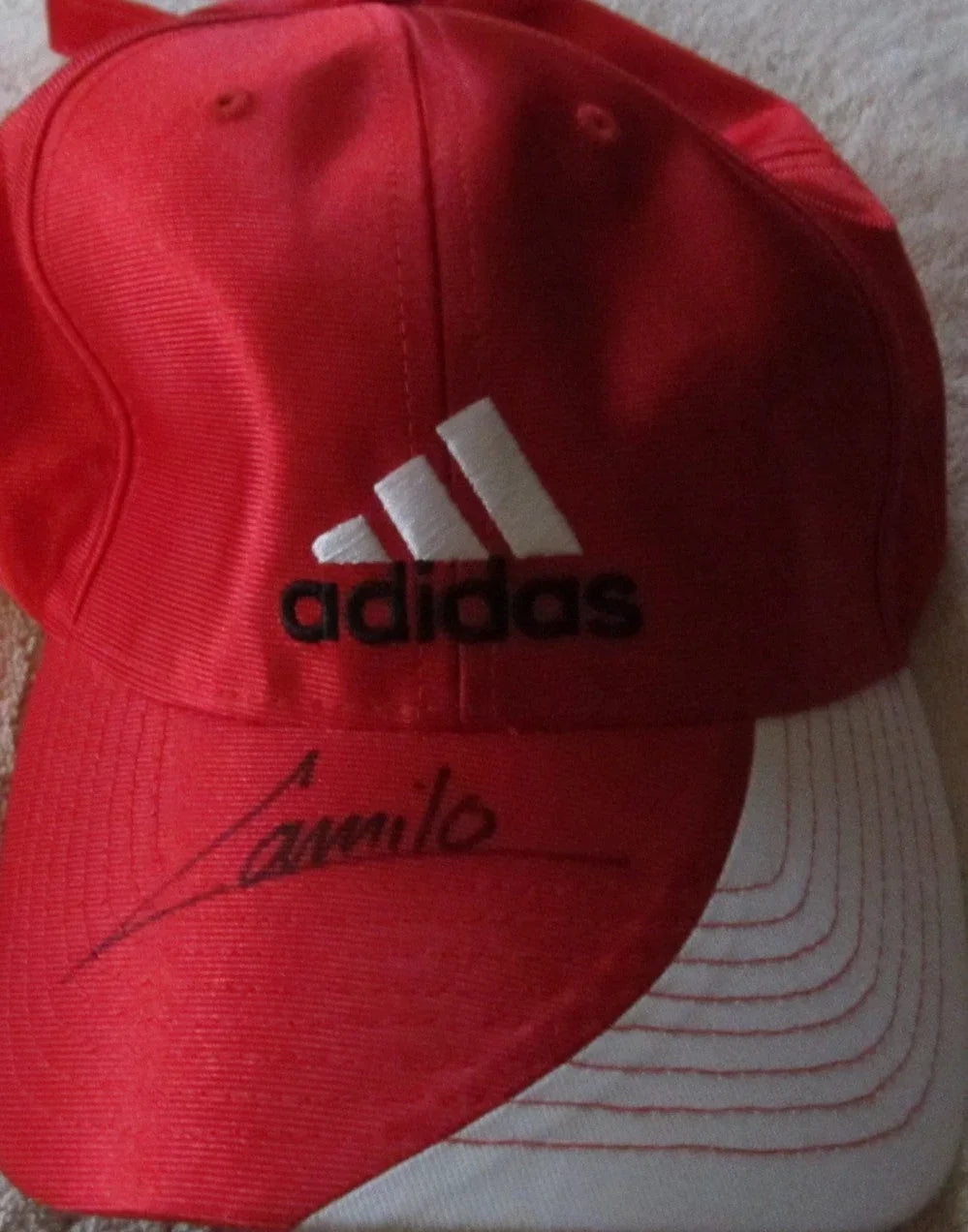 Camilo Villegas autographed Adidas golf cap or hat - AutographsForSale.com