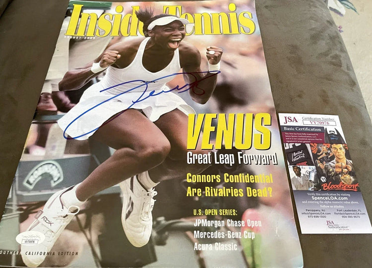 Venus Williams autographed 2005 Inside Tennis magazine JSA - AutographsForSale.com