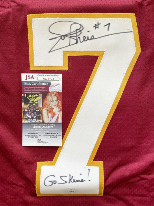 Joe Theismann autographed Washington Redskins Reebok stitched jersey inscribed Go Skins! JSA - AutographsForSale.com