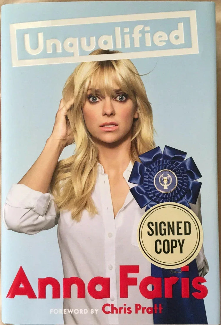 Anna Faris autographed Unqualified 1st edition book - AutographsForSale.com