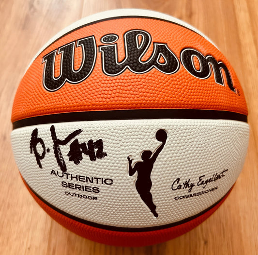 Brionna Jones signed Wilson WNBA basketball Atlanta Dream - AutographsForSale.com
