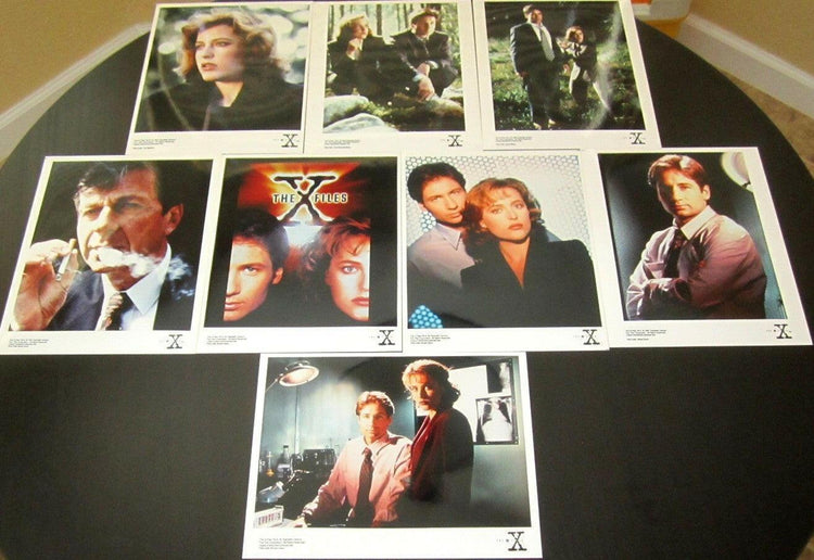 X-Files 8 original 1995 8x10 color photos Gillian Anderson David Duchovny - AutographsForSale.com
