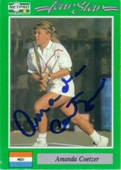 Amanda Coetzer autographed 1991 NetPro Tennis Rookie Card - AutographsForSale.com