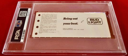 Madonna Virgin Tour & Beastie Boys 1985 concert Atlanta Omni ticket stub PSA 4 - AutographsForSale.com