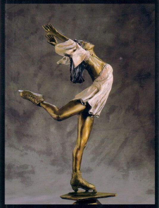 Kristi Yamaguchi ice skating 1998 Blades to Bronze 5x7 postcard - AutographsForSale.com