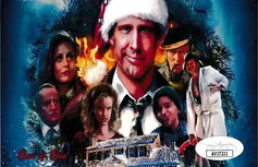 Chevy Chase signed cut autograph Christmas Vacation movie custom jumbo card JSA - AutographsForSale.com