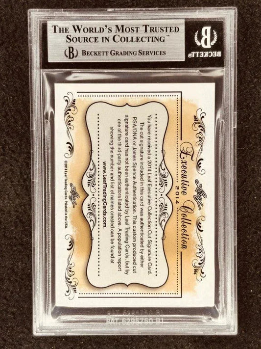 Scott Wolf 2014 Leaf Masterpiece Cut Signature certified autograph card 1/1 JSA - AutographsForSale.com