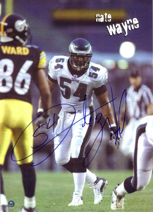 Nate Wayne autographed Philadelphia Eagles 8x10 photo - AutographsForSale.com