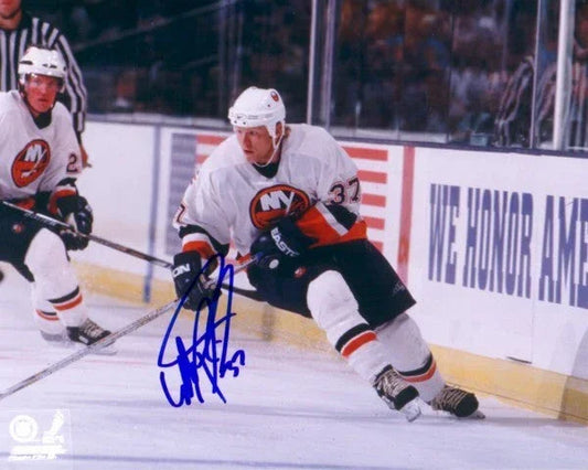 Mark Parrish autographed New York Islanders 8x10 photo - AutographsForSale.com