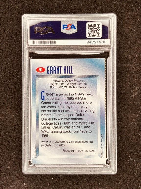 Grant Hill autographed Detroit Pistons 1995 Sports Illustrated for Kids card PSA/DNA Slabbed - AutographsForSale.com