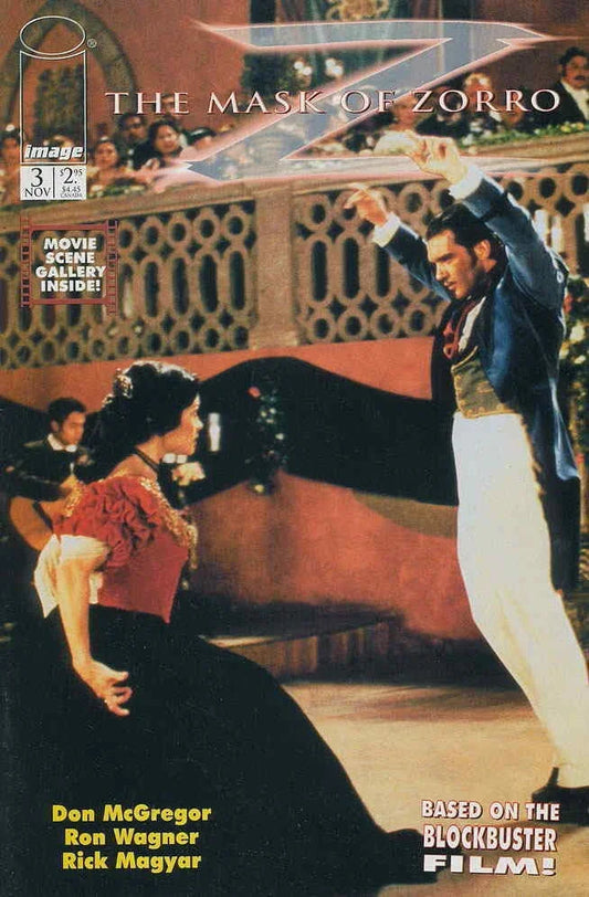 Mask of Zorro movie 1998 Image Comics comic book issue #3 - AutographsForSale.com