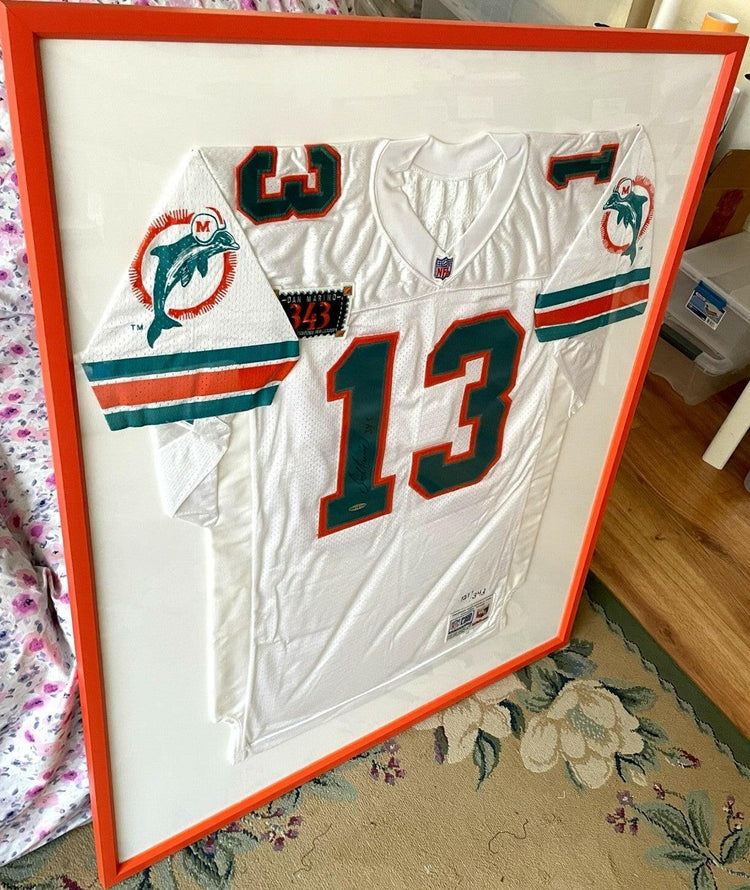 Dan Marino signed Dolphins 1995 game model jersey framed UDA - AutographsForSale.com