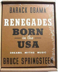 Barack Obama Bruce Springsteen autographed Renegades book - AutographsForSale.com