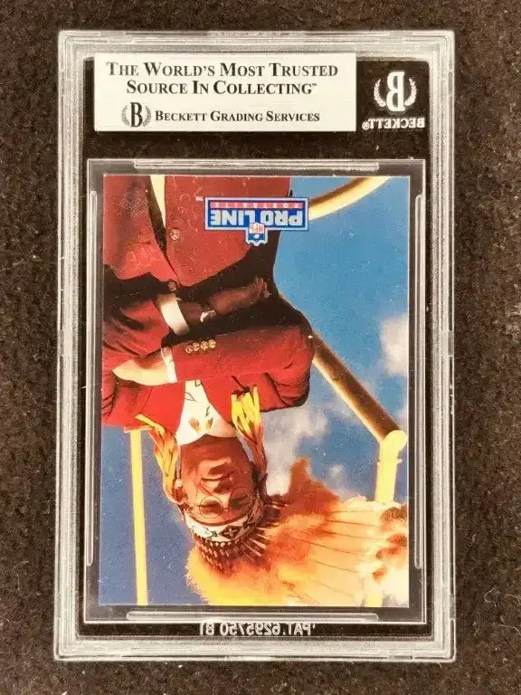 John Riggins certified signed Redskins 1991 Pro Line card BAS certified - AutographsForSale.com
