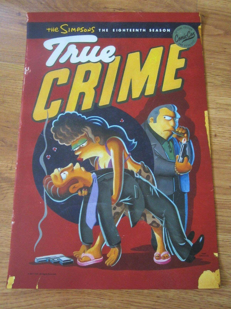 The Simpsons True Crime 2017 Comic-Con 13x20 mini poster - AutographsForSale.com