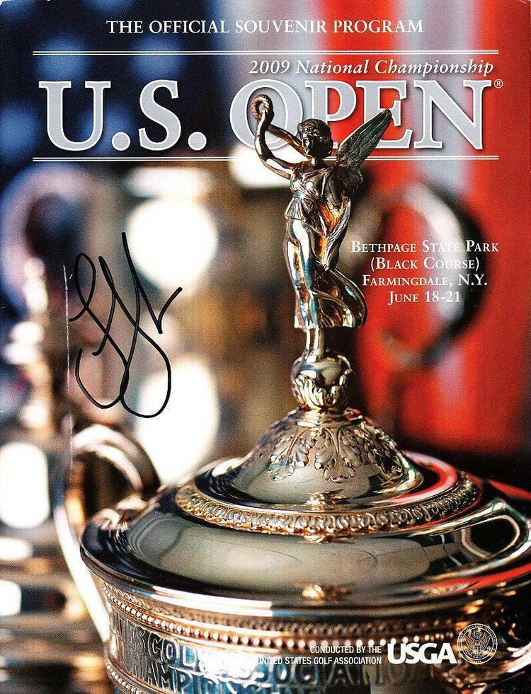 Lucas Glover autographed 2009 US Open golf program - AutographsForSale.com