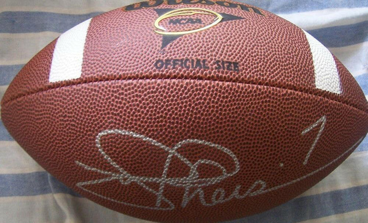 Joe Theismann autographed Wilson NCAA Football Notre Dame - AutographsForSale.com