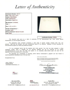 Ozzie & Harriet Nelson 2014 Leaf Masterpiece Cut Signature certified signed card 1/1 JSA - AutographsForSale.com