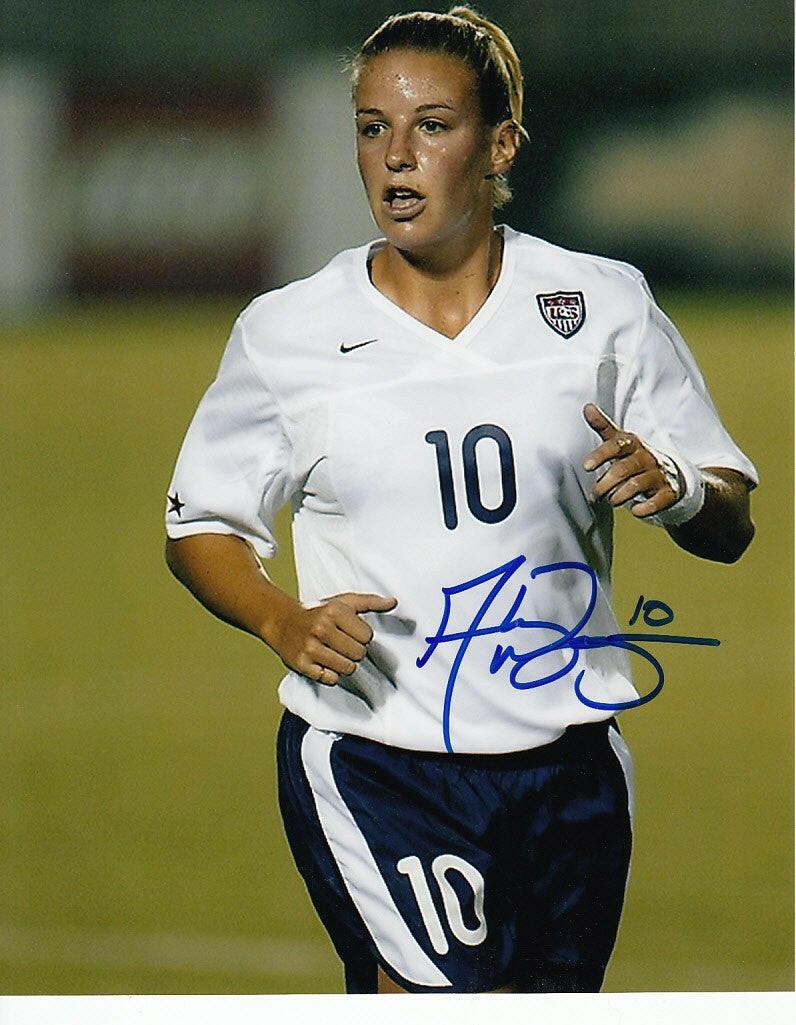 Aly Wagner autographed US Soccer 8x10 photo USWNT - AutographsForSale.com