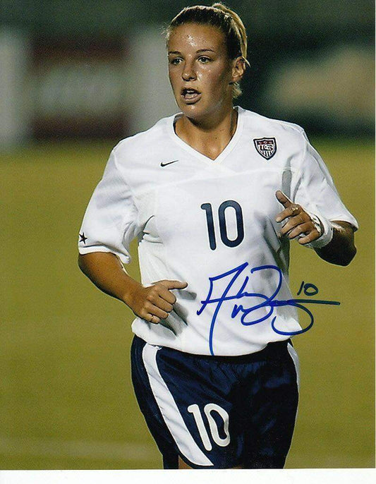 Aly Wagner autographed US Soccer 8x10 photo USWNT - AutographsForSale.com