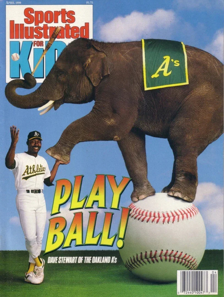 Dave Stewart Oakland A’s 1990 Sports Illustrated for Kids magazine - AutographsForSale.com