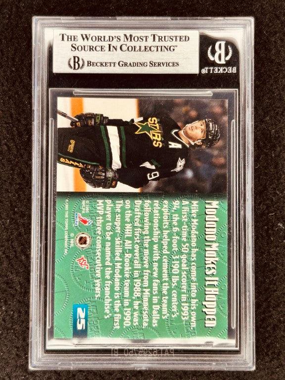 Mike Modano signed Dallas Stars 1995-96 Stadium Club Members Only card BAS - AutographsForSale.com